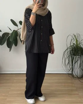 ست مانتو شلوار گلایل 1