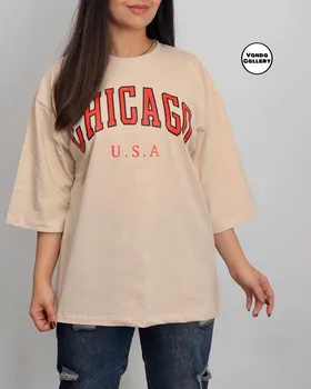 تی‌شرت لانگ chicago