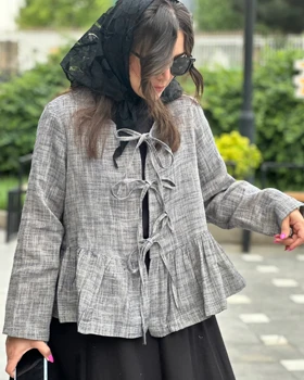 مانتو عروسکی لینن