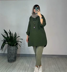 مانتو جلو دکمه لیانا 1