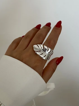 انگشتر زنانه برگ کد 89