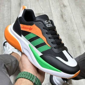 کفش و کتانی مردانه مدل آدیداس ADIDAS رنگ مشکی فسفری