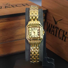 ساعت مچی زنانه کارتیر CARTIER با موتور ژاپنی سایز یک