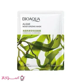ماسک ورقه ای صورت بیوآکوا مدل algae جلبک سبز وزن 25 گرم