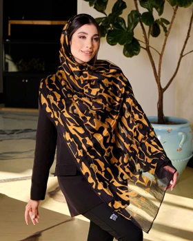 شال ویسکوز میله ای Burberry 20624
