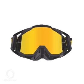 عینک طوفان و اسکی 100% RACECRAFT Black Yellow درجه یک