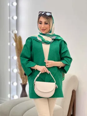 مانتو دو جیب نما پایین هلال