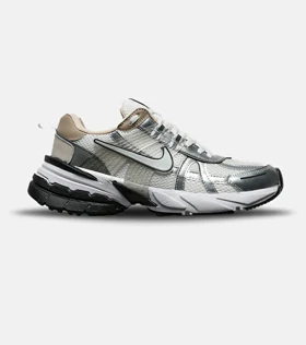 کفش کتانی مردانه و زنانه سفید طوسی مشکی Nike Cushlon V2K مدل 8295