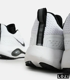کفش کتانی مردانه و زنانه سفید مشکی Nike air zoom max