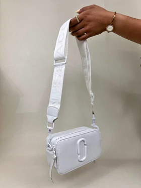 کیف زنانه پاسپورتی مارک جاکوبس MARC JACOBS کد 1601 (سفید)