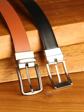 کمربند مردانه بیورا مدل چرم صنعتی دورو کد k022