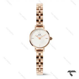 ساعت زنانه دنیل ولینگتون مینی Petite رزگلد صفحه سفید DW-10121-L