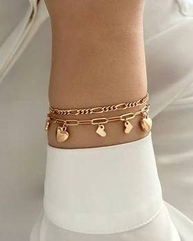 دستبند آویزدار قلب بانوژ ژوپینگ