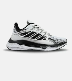 کفش کتانی مردانه سفید مشکی طوسی ADIDAS UltraBoost