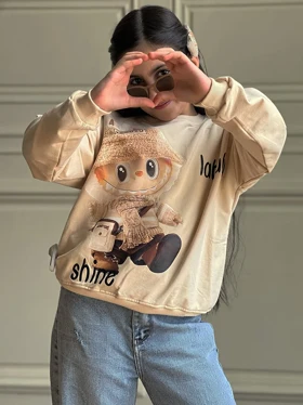 بلوز لبوبو طرح کلاه دار