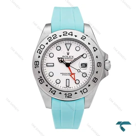 ساعت مردانه رولکس Explorer 2 بند رابر تیفانی Rolex-6604-G