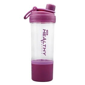 شیکر ورزشی دو تیکه هلثی مدل Cille درب پیچی ظرفیت 0.88 لیتر (بنفش)