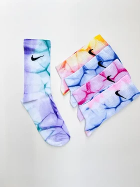 جوراب ساق بلند زنانه آبرنگی نایکی