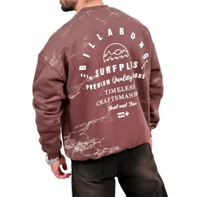 دورس مردانه قهوه ای سه نخ طرح چاپ برجسته