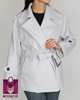 کت فوتر کوتاه کد 09 MODAZ clothes (طوسی)