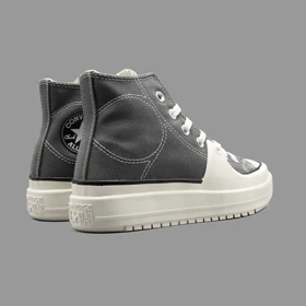 کانورس کانستراکت طوسی ساق‌دار Converse Construct Gray Hightop