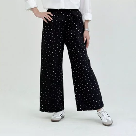 شلوار بگ کتان شکوفه