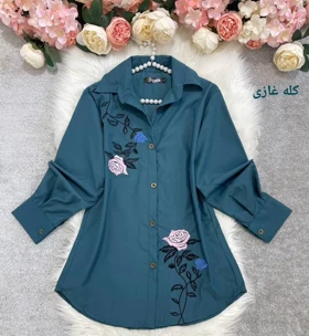 مانتو گلدوزی داکرون اعلا