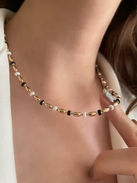 گردنبند و گوشواره میناکاری ژوپینگ