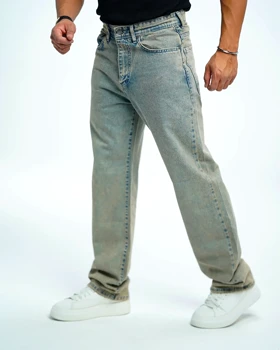 شلوار جین بگ فیت مردانه مدل نووا