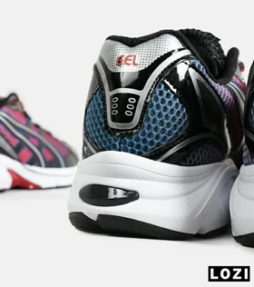 کفش کتانی بزرگ پا مشکی قرمز خاکستری ASICS GT 2130
