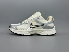 کتانی نایکی وی5 کی رانر سفید سیلور کرم /Nike v5k