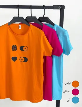 تیشرت طرح on & off کد : 100316