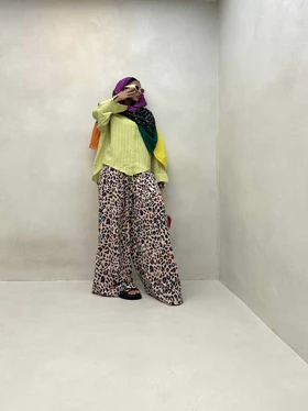 شومیز نوار دار پاستیلی