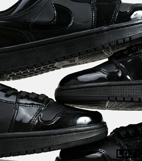 کفش کتانی مردانه مشکی نایک NIKE jordan 1 مدل 5962