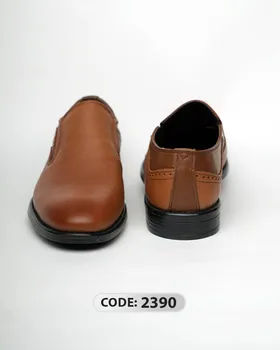 کفش مجلسی تمام چرم طبیعی پاشنه‌دار