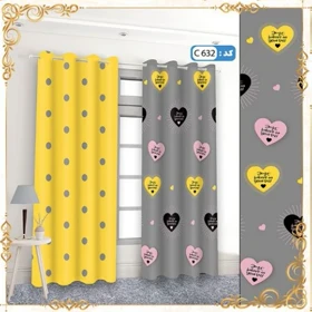 پرده پانچی اتاق کودک و نوجوان کد c-632