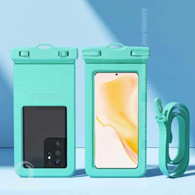 کاور ضد آب موبایل مدل 5026 (سبز آبی)