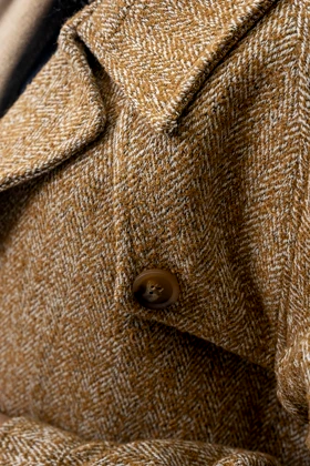 کت یقه برگردان گتردار زنانه