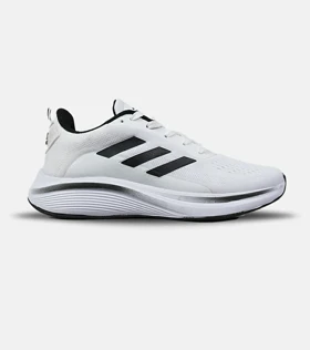 کفش کتانی مردانه و زنانه سفید مشکی آدیداس بونس مدل 7781