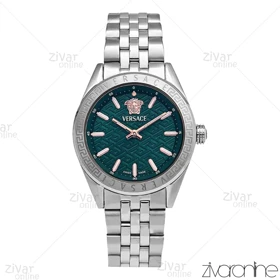 ساعت ورساچه زنانه نقره ای صفحه سبز 106812