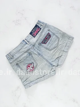شورتک کوتاه جین فانتزی