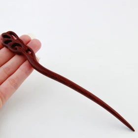 کانزاشی چوبی مدل باد (قهوه ای تیره)