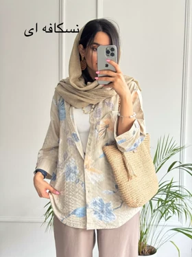 مانتو شومیزی گندم