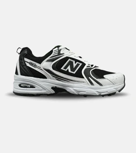 کفش کتانی مردانه و زنانه سفید مشکی NEW BALANCE 530