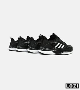 کفش کتانی مردانه مشکی سفید ADIDAS UltraBoost