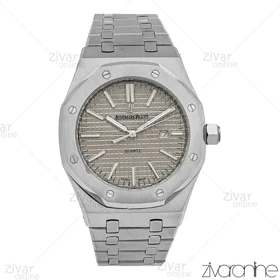 ساعت اودمار پیگه (AP) مردانه نقره ای صفحه طوسی 106678