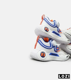 کفش کتانی بچه گانه سفید آبی 23 NIKE AIR JORDAN
