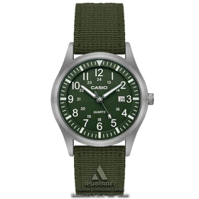 ساعت کاسیو بند برزنتی Casio MW-240-504