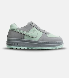 کفش کتانی مردانه و زنانه طوسی سبز نایک NIKE AIR FORCE