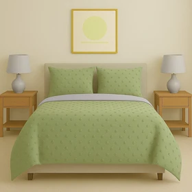 سرویس روتختی کاوری مینیمال طرح برجسته خال‌خالی